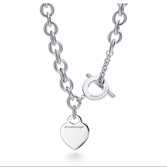 Tiffany and co Heart Tag Toggle Necklace - Picture 7 of 11